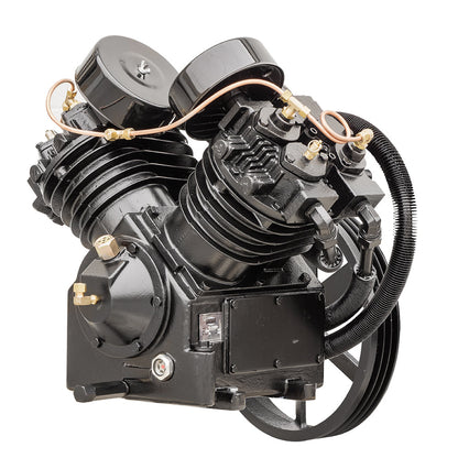  7.5 - 10 HP Replacement Air Compressor Pump 2 Stage 4 Cylinder With Head Unloaders CS2120TH(7 5 10 Hp Replacement Air Compressor Pump 2 Stage 4 Cylinder W Head Unloaders)