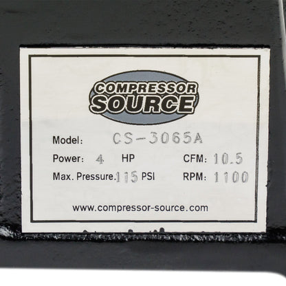  4 - 5 HP Replacement Air Compressor Pump Single Stage 3 Cylinder 10 - 12 CFM Max(4 5 Hp Replacement Air Compressor Pump Single Stage 3 Cylinder 10 12 Cfm Max)