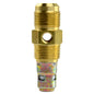  In Tank Brass Check Valve 3/4" Male NPT X 3/4" Flare With Extra Side Port(In Tank Brass Check Valve 3 4 Male Npt X 3 4 Flare With Extra Side Port)