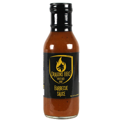  Dragons BBQ Mustard Man Barbecue Sauce Tangy Spicy 12 Oz Bottle Medium Heat(Dragons Bbq Mustard Man Barbecue Sauce 12oz)
