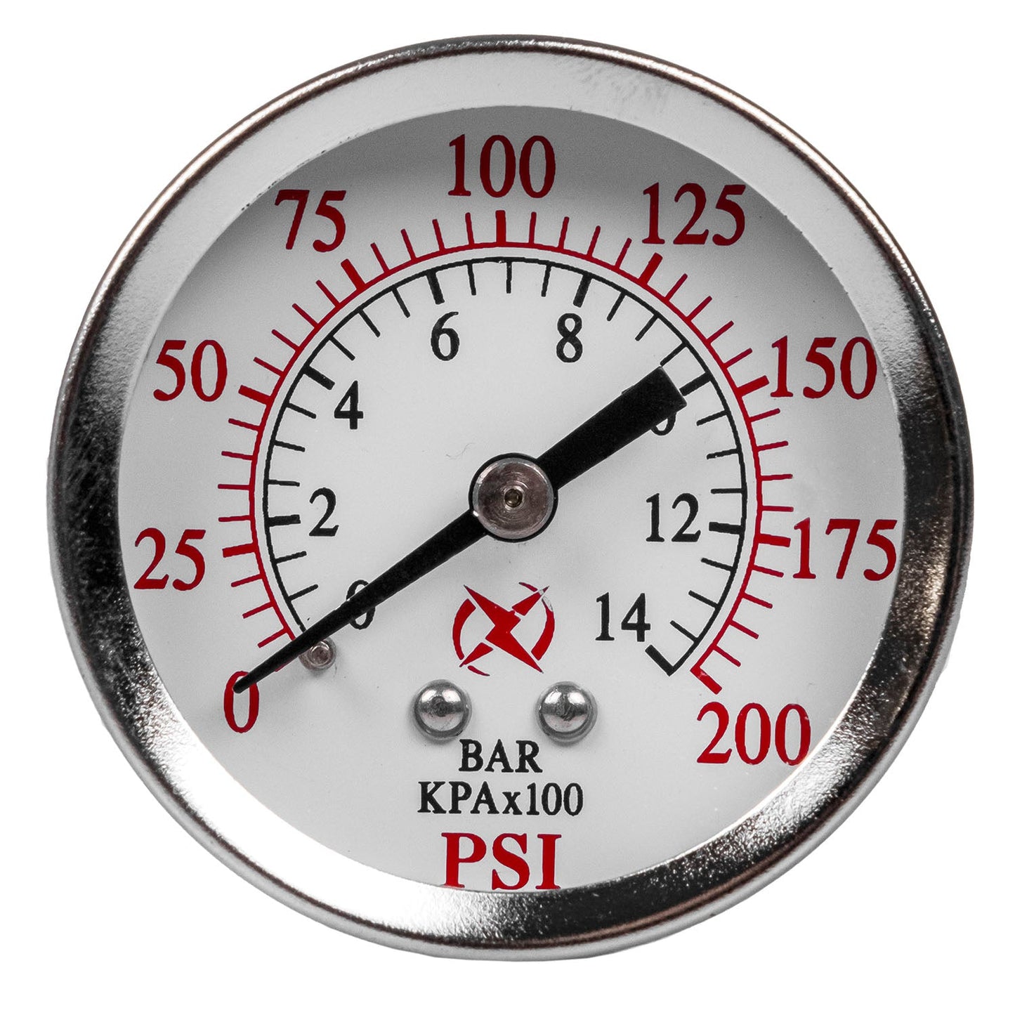  Air Compressor Pressure Hydraulic Gauge 2" Face Back Mount 1/4" NPT 0-200 PSI(Air Compressor Pressure Hydraulic Gauge 2 Face Back Mount 1 4 Npt 0 200 Psi)