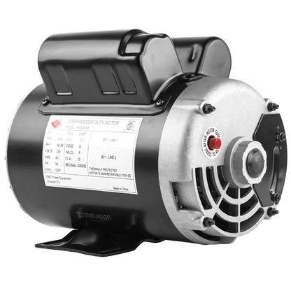  3 HP Single Phase Electric Motor 3450 RPM 56 Frame 230V ODP EMZ 56S34D3M(3 Hp 3450 Rpm Electric Motor Compressor Duty 56 Frame 1 Phase 5 8 Shaft 230 V)