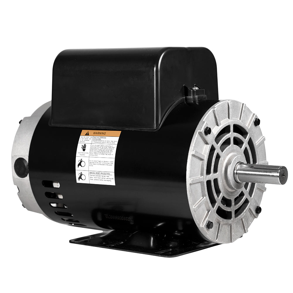  5 HP Single Phase Electric Motor 56HZ Frame 3450 RPM 230V ODP EMZ 56S34D5MC(5 Hp Compressor Duty Electric Motor 230v 1 Phase 56hz Frame 7 8 Shaft 3450 Rpm)
