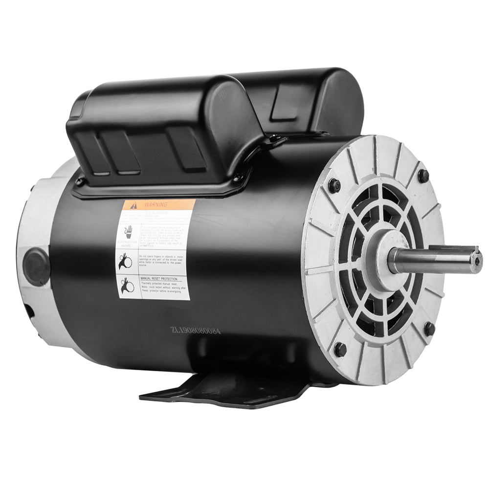  3.7 HP Single Phase Electric Motor 56 Frame 3450 RPM 230V ODP EMZ 56S34D3.7MA(3 7 Hp 3450 Rpm Electric Motor Compressor Duty 56 Frame 1 Phase 5 8 Shaft 230 V)