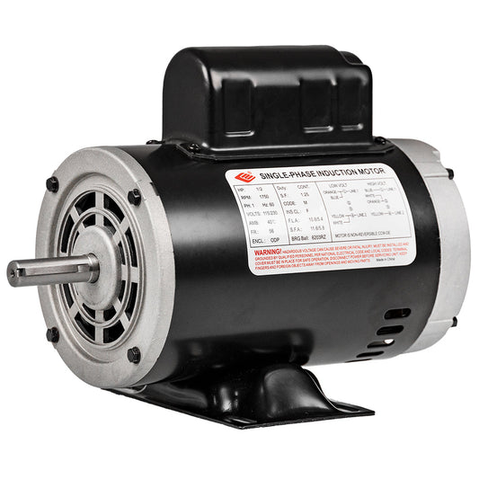  1/2 HP Single Phase Electric Motor 1750 RPM 56 Frame 115/230V ODP EMZ(1 2 Hp Electric Motor 56 Frame 1750 Rpm Single Phase 115 230v 5 8 Shaft)