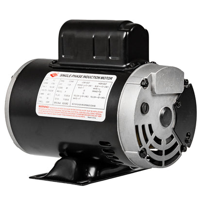  1/2 HP Single Phase Electric Motor 1750 RPM 56 Frame 115/230V ODP EMZ(1 2 Hp Electric Motor 56 Frame 1750 Rpm Single Phase 115 230v 5 8 Shaft)