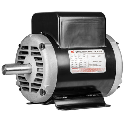  3 HP Single Phase Electric Motor 1725 RPM 184T Frame 230V ODP EMZ(3 Hp Electric Motor 184t Frame 1725 Rpm Single Phase 230 Volts 1 1 8 Shaft)