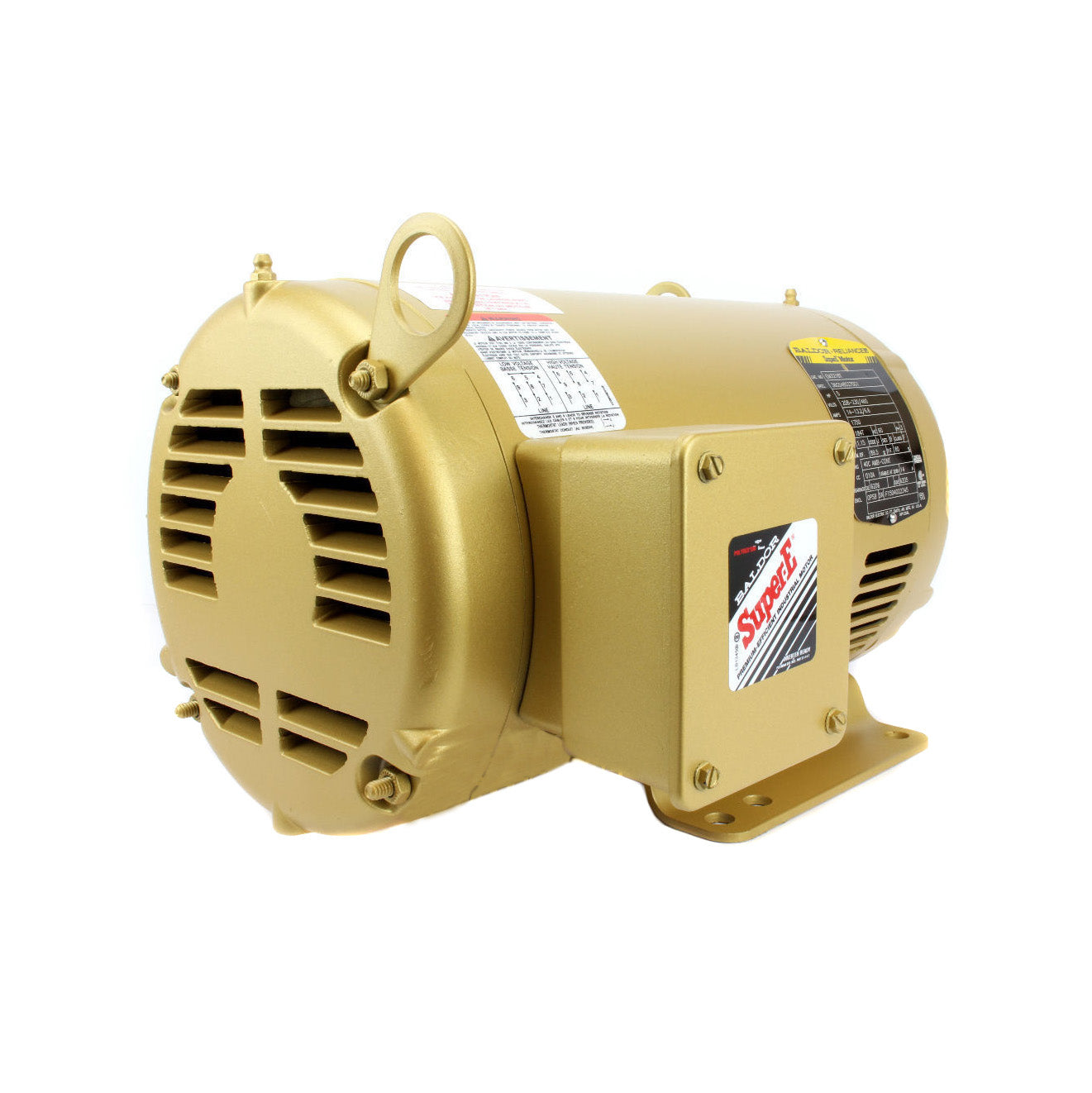  Baldor EM3218T 5 HP 3 Phase Super-E Electric Motor 1750 RPM 184T Frame 208-230/460V OPSB(Baldor 5 Hp Three Phase Electric Compressor Motor 184t Frame 230v 1750 Rpm)