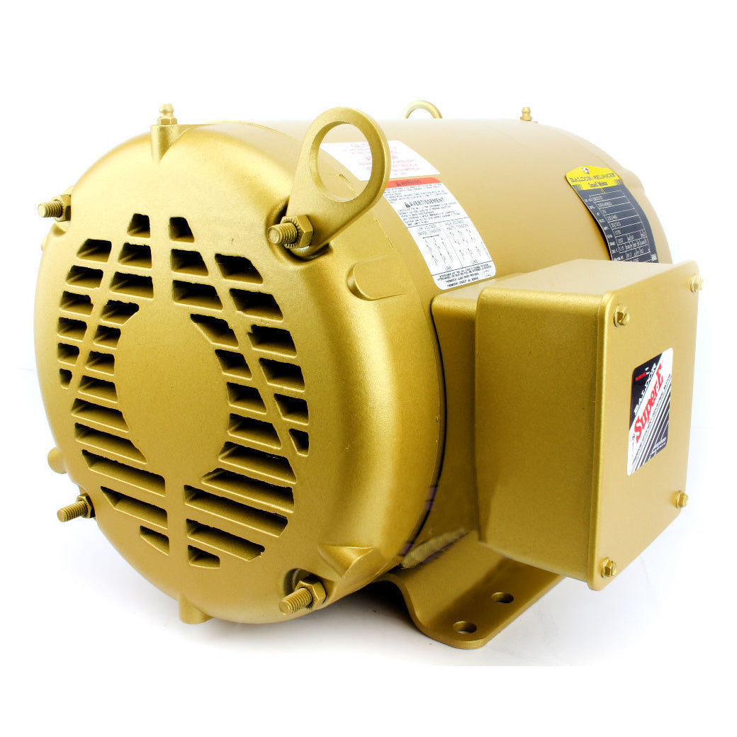  Baldor EM3313T 10 HP 3 Phase Super-E Electric Motor 1770 RPM 215T Frame 230/460V OPSB(Baldor 10 Hp Three Phase Electric Compressor Motor 215t Frame 230v 1770 Rpm)