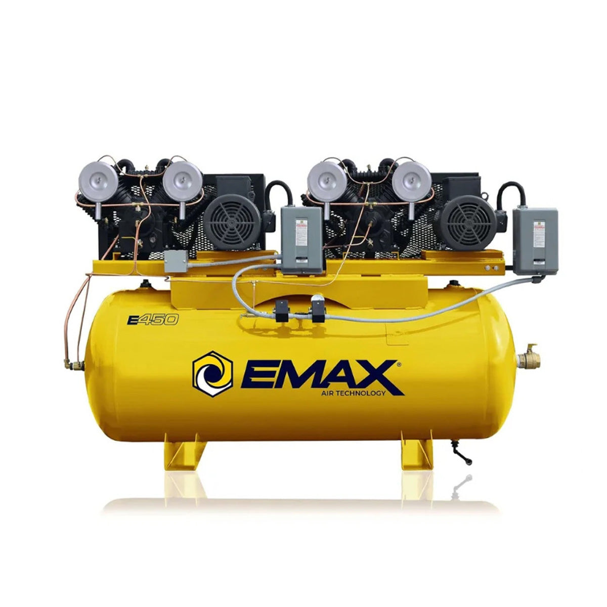  EMAX Silent Air 20HP 3PH 120 Gallon Horizontal Duplex Mounted With Dryer 208/230V 115CFM(Emax Silent Air 20hp 3ph 120 Gallon Horizontal Duplex Mounted 208 230v 115cfm)