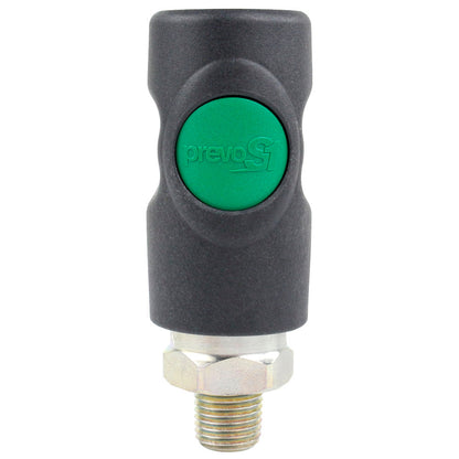  PrevostESI 071251 Male 1/4" MNPT High Flow Safety Air Coupler Prevo S1(Prevost Esi 071251 Male 1 4 Mnpt High Flow Safety Air Coupler Prevo S1)