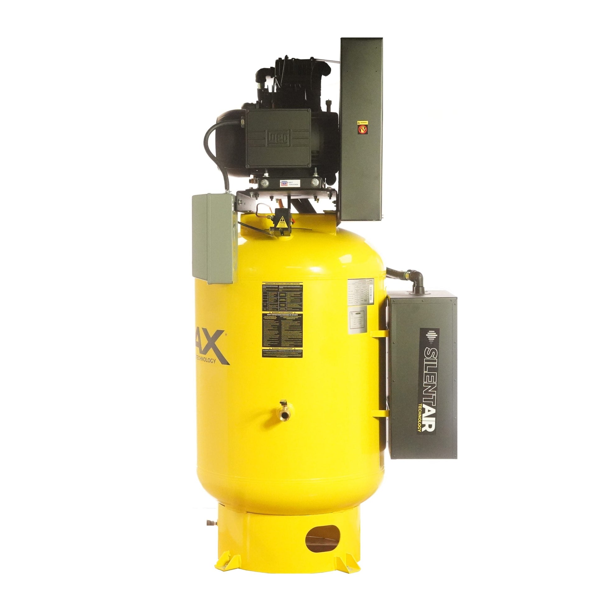 Emax 15 HP Air Compressor 3 Phase 120 Gallon Vertical Tank - 57 CFM(15 Hp Air Compressor 3 Phase 120 Gallon Vertical Tank 57 Cfm)