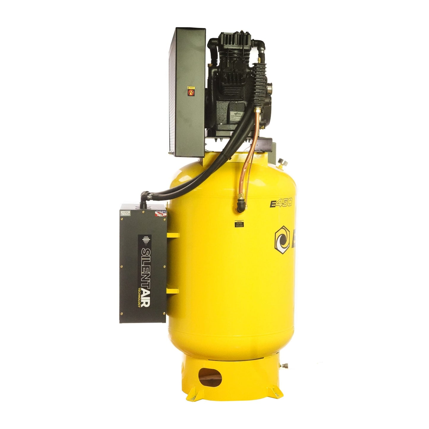 Emax 15 HP Air Compressor 3 Phase 120 Gallon Vertical Tank 460V 2 Stage ESP15V120Y3 57 CFM(15 Hp Air Compressor 3 Phase 120 Gallon Vertical Tank 460v 2 Stage Esp15v120y3 57 Cfm)