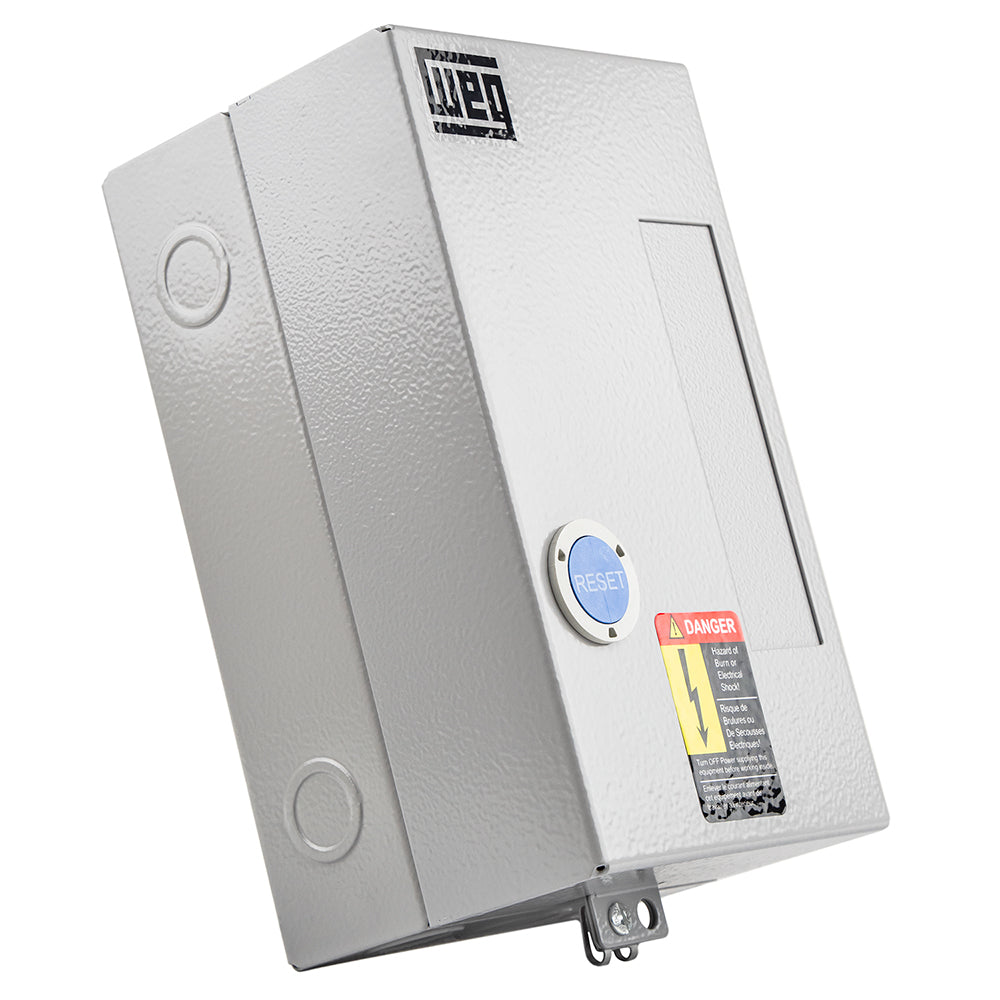  WEG 10 HP Three Phase Magnetic Starter Electric Motor Control NEMA 1 460-480 V(Weg 10 Hp Three Phase Magnetic Starter Electric Motor Control Nema 1 460 480 V)