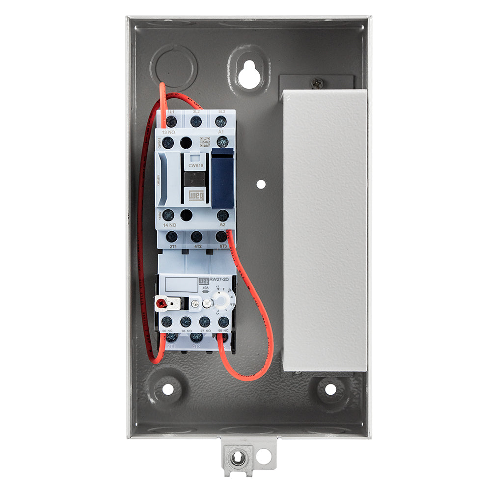  WEG 10 HP Three Phase Magnetic Starter Electric Motor Control NEMA 1 460-480 V(Weg 10 Hp Three Phase Magnetic Starter Electric Motor Control Nema 1 460 480 V)