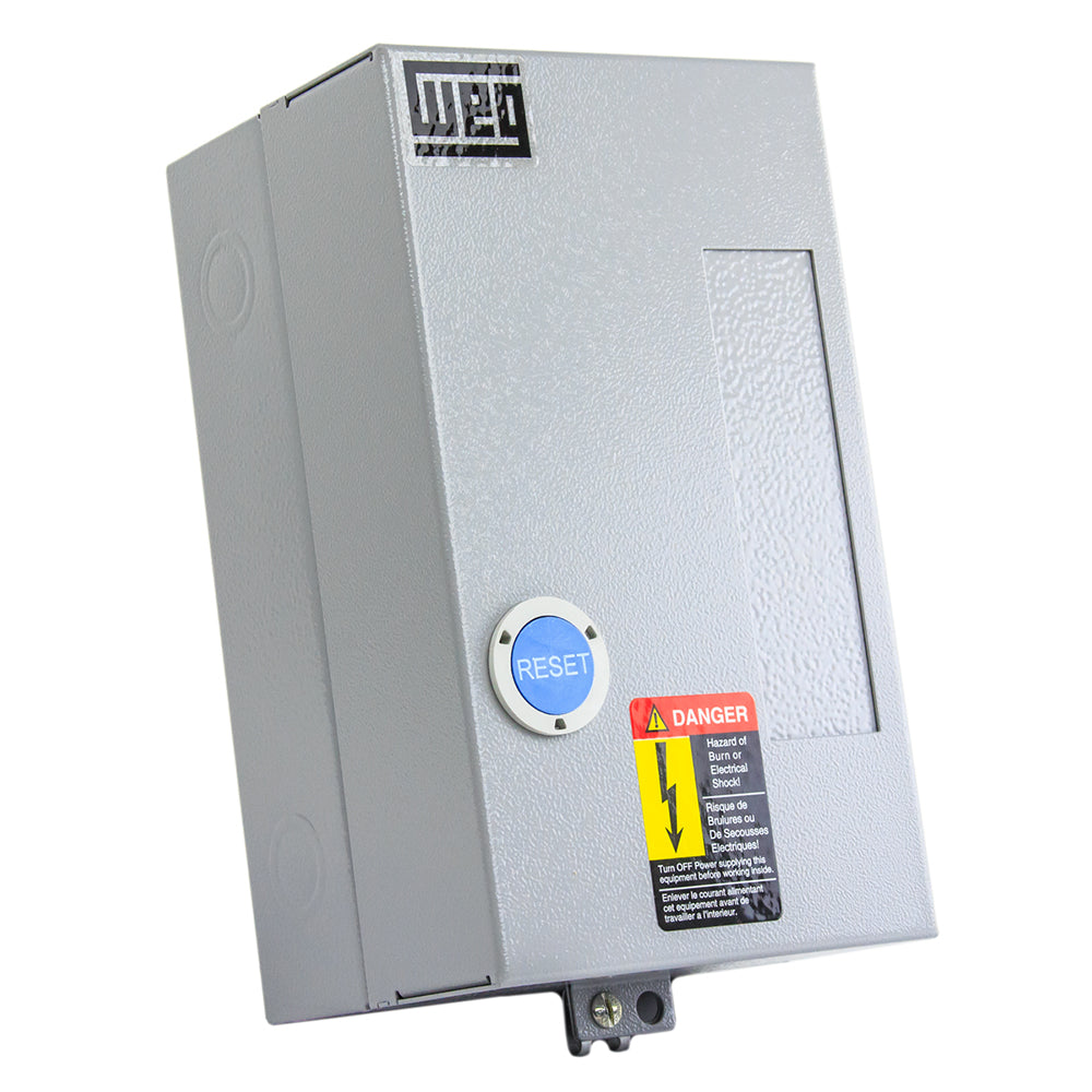  WEG 3 HP Single Phase Magnetic Starter Electric Motor Control NEMA 1 208-240 V(Weg 3 Hp Single Phase Magnetic Starter Electric Motor Control Nema 1 208 240 V)
