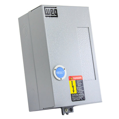  WEG 3 HP Single Phase Magnetic Starter Electric Motor Control NEMA 1 208-240 V(Weg 3 Hp Single Phase Magnetic Starter Electric Motor Control Nema 1 208 240 V)