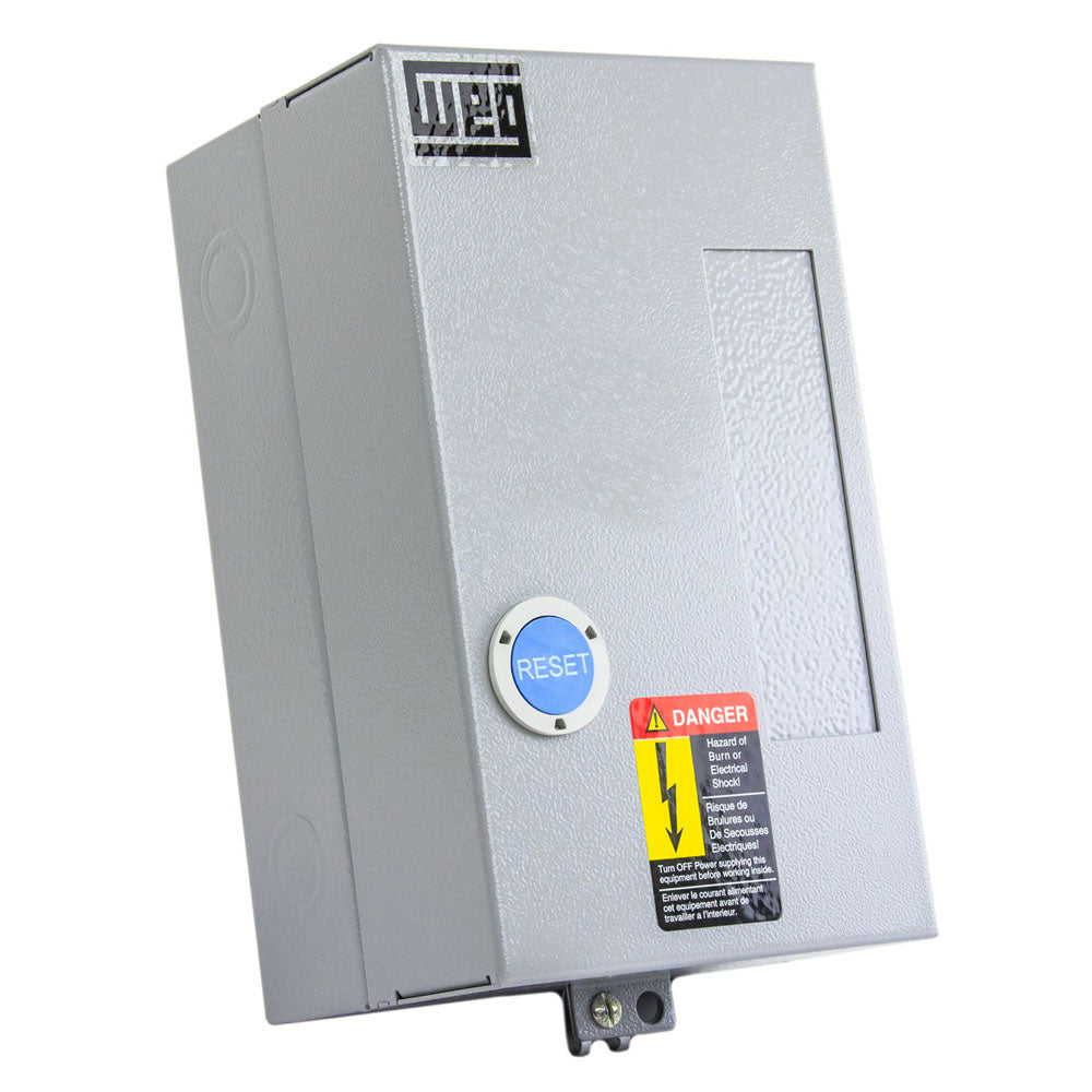  WEG 1 HP Single Phase Magnetic Starter Electric Motor Control NEMA 1 208-240 V(Weg 1 Hp Single Phase Magnetic Starter Electric Motor Control Nema 1 208 240 V)