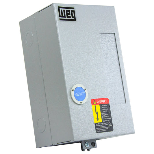  WEG 5 HP Single Phase Magnetic Starter Electric Motor Control NEMA 1 208-240 V(Weg 5 Hp Single Phase Magnetic Starter Electric Motor Control Nema 1 208 240 V)