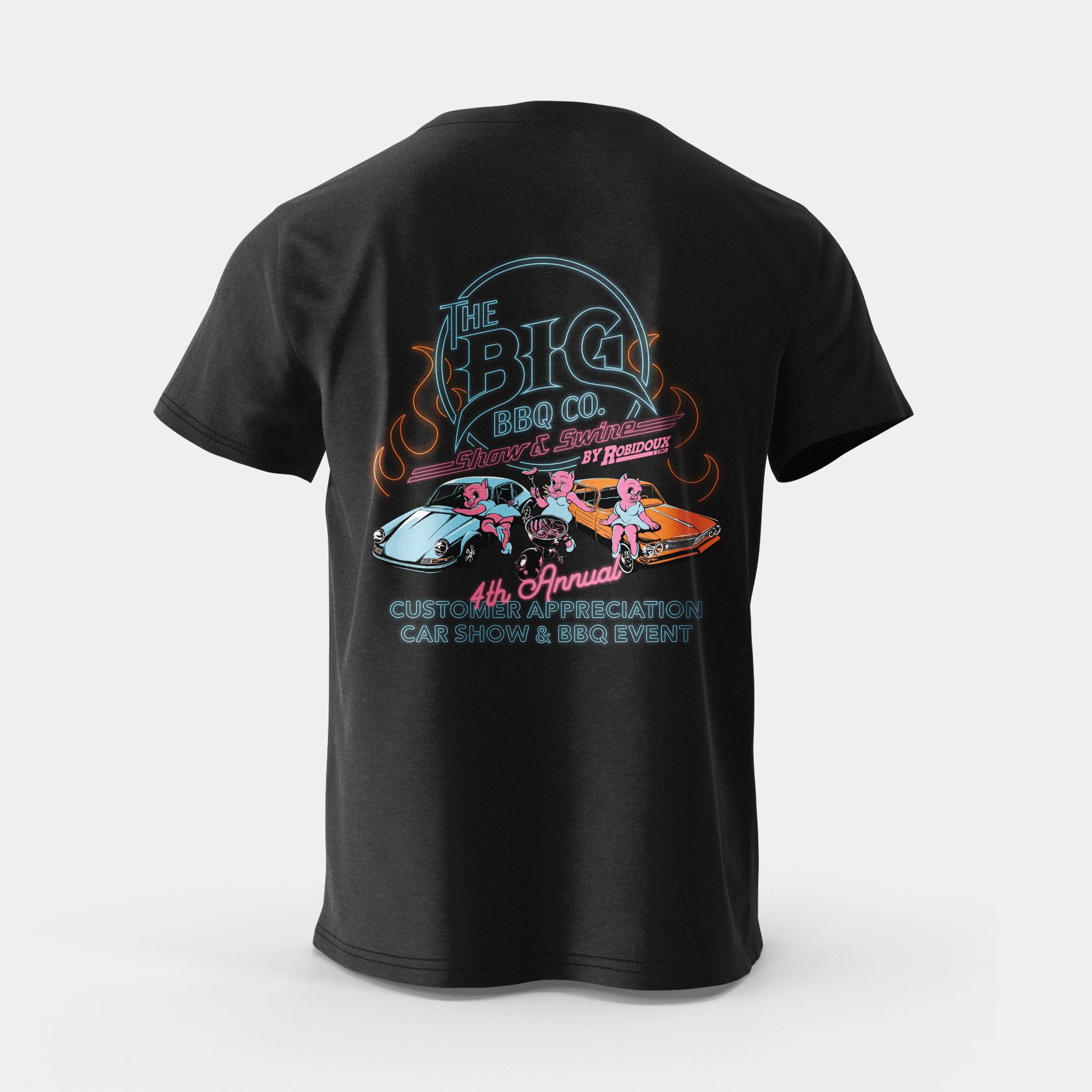  Robidoux Inc Big BBQ Company Event T-Shirt(Robidoux Inc Big Bbq Company Event T Shirt)