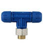  3/4"x1/4" FNPT Reducing Tee RapidAir FastPipe Compressed Air Piping F1007(F1007 Pipe Fastpipe Composite 3 4 Diameter Reducing Tee X 1 4 Female Npt)