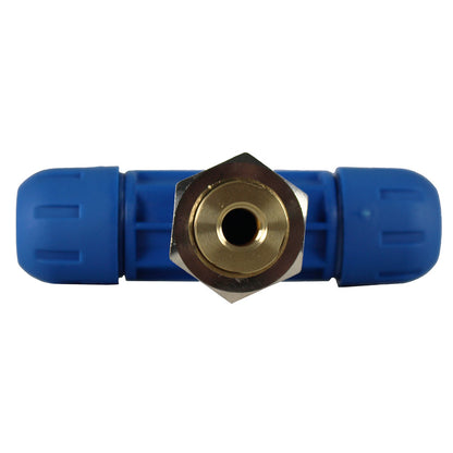 3/4"x1/4" FNPT Reducing Tee RapidAir FastPipe Compressed Air Piping F1007(F1007 Pipe Fastpipe Composite 3 4 Diameter Reducing Tee X 1 4 Female Npt)