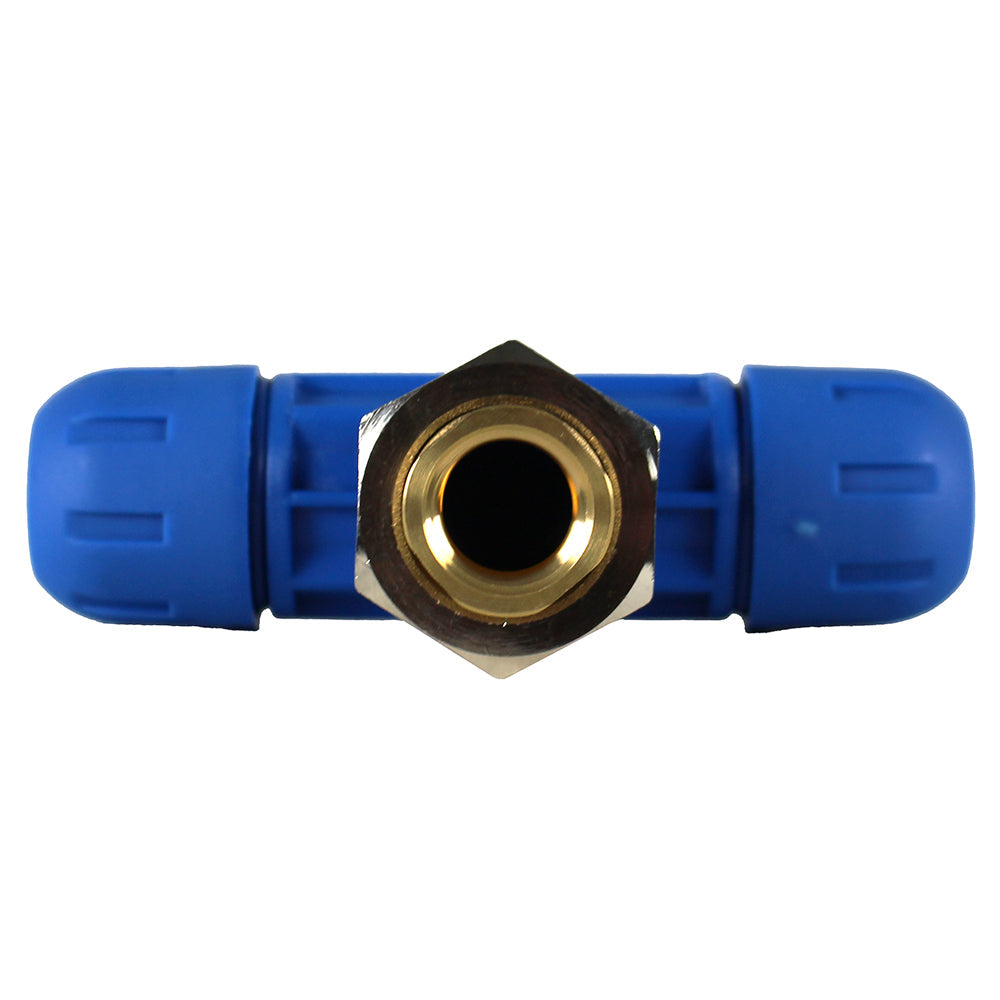  RapidAir FastPipe 3/4" To 1/2" FNPT Reducing Tee Fitting Compressed Air Pipping F1009 Single(F1009 Pipe Fastpipe Composite 3 4 Diameter Reducing Tee X 1 2 Female Npt)