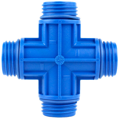  Multi Directional 3/4" Fastpipe Cross Fitting Aluminum Compressed Air Piping F1051(Multi Directional 3 4 Fastpipe Cross Fitting Aluminum Compressed Air Piping F1051)