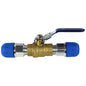  RapidAir FastPipe 3/4" Ball Valve Shut Off Kit With Two 3/4" Threaded Adapters F1111(F1111 Pipe Fastpipe Composite 3 4 Diameter Valve Kit Lockable)