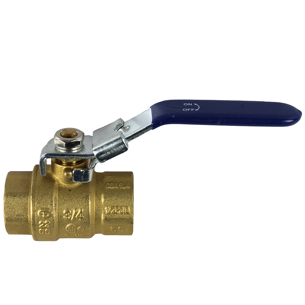  RapidAir FastPipe 3/4" Ball Valve Shut Off Kit With Two 3/4" Threaded Adapters F1111(F1111 Pipe Fastpipe Composite 3 4 Diameter Valve Kit Lockable)