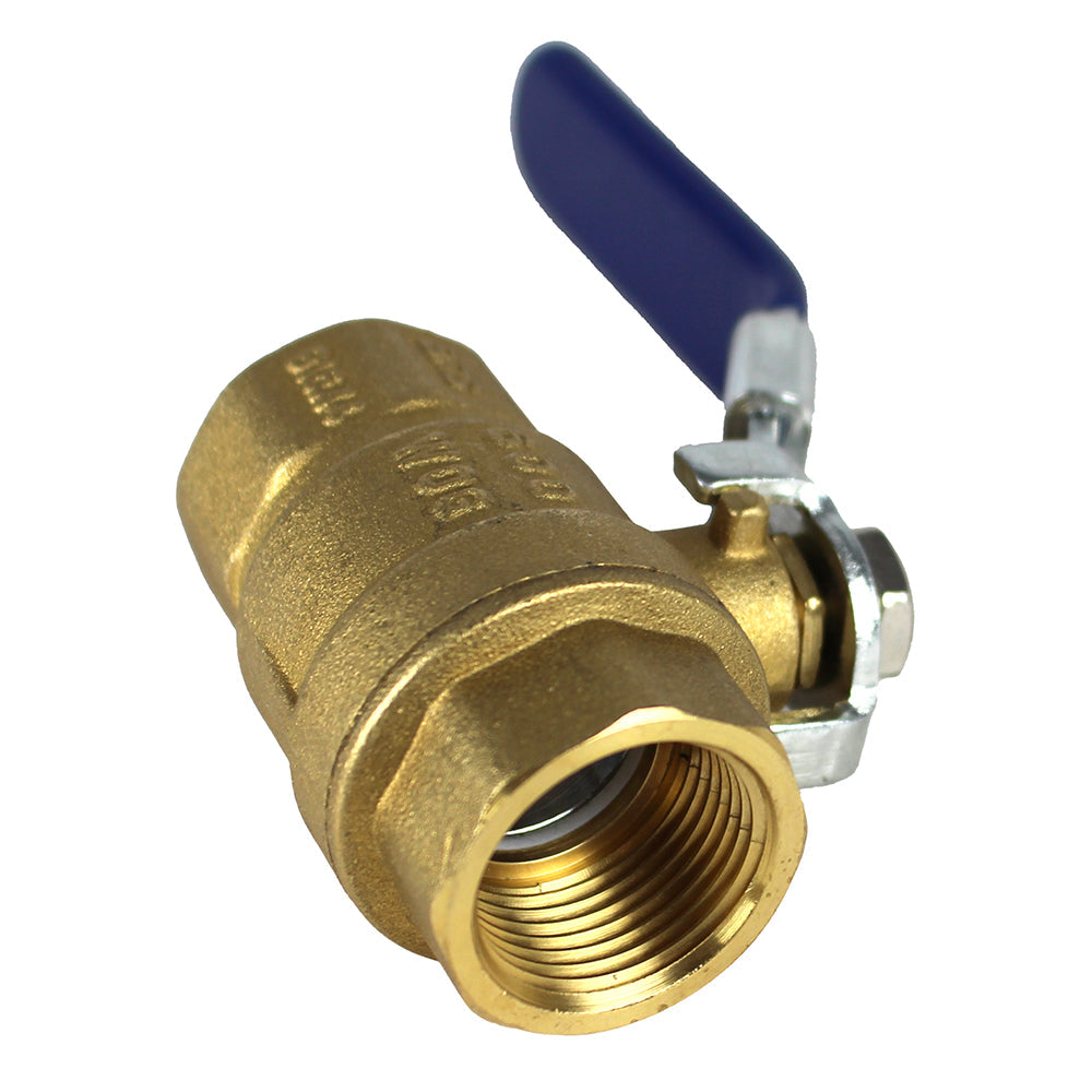  RapidAir FastPipe 3/4" Ball Valve Shut Off Kit With Two 3/4" Threaded Adapters F1111(F1111 Pipe Fastpipe Composite 3 4 Diameter Valve Kit Lockable)