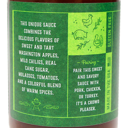  American Stockyard Harvest Apple BBQ Sauce Tart & Sweet Gluten Free 14.5 Oz.(American Stockyard Harvest Apple Bbq Sauce Tart Sweet Gluten Free Vegan 14 5 Oz)
