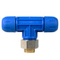  1" X 1/4" NPT Reducing Tee Rapid Air FastPipe Compressed Air Piping F2007(F2007 Pipe Fastpipe Composite 1 Diameter Reducing Tee X 1 4 Female Npt)