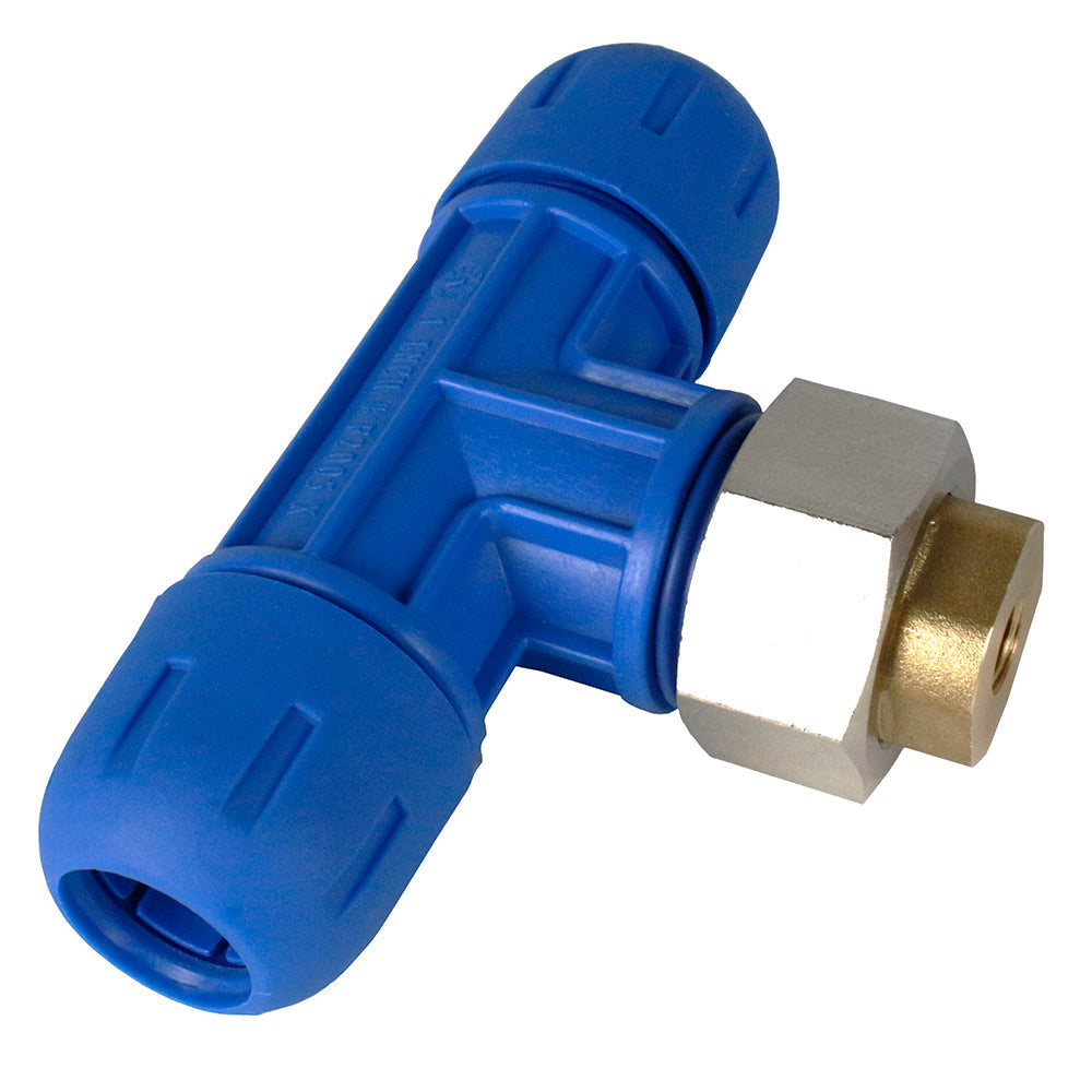  1" X 1/4" NPT Reducing Tee Rapid Air FastPipe Compressed Air Piping F2007(F2007 Pipe Fastpipe Composite 1 Diameter Reducing Tee X 1 4 Female Npt)