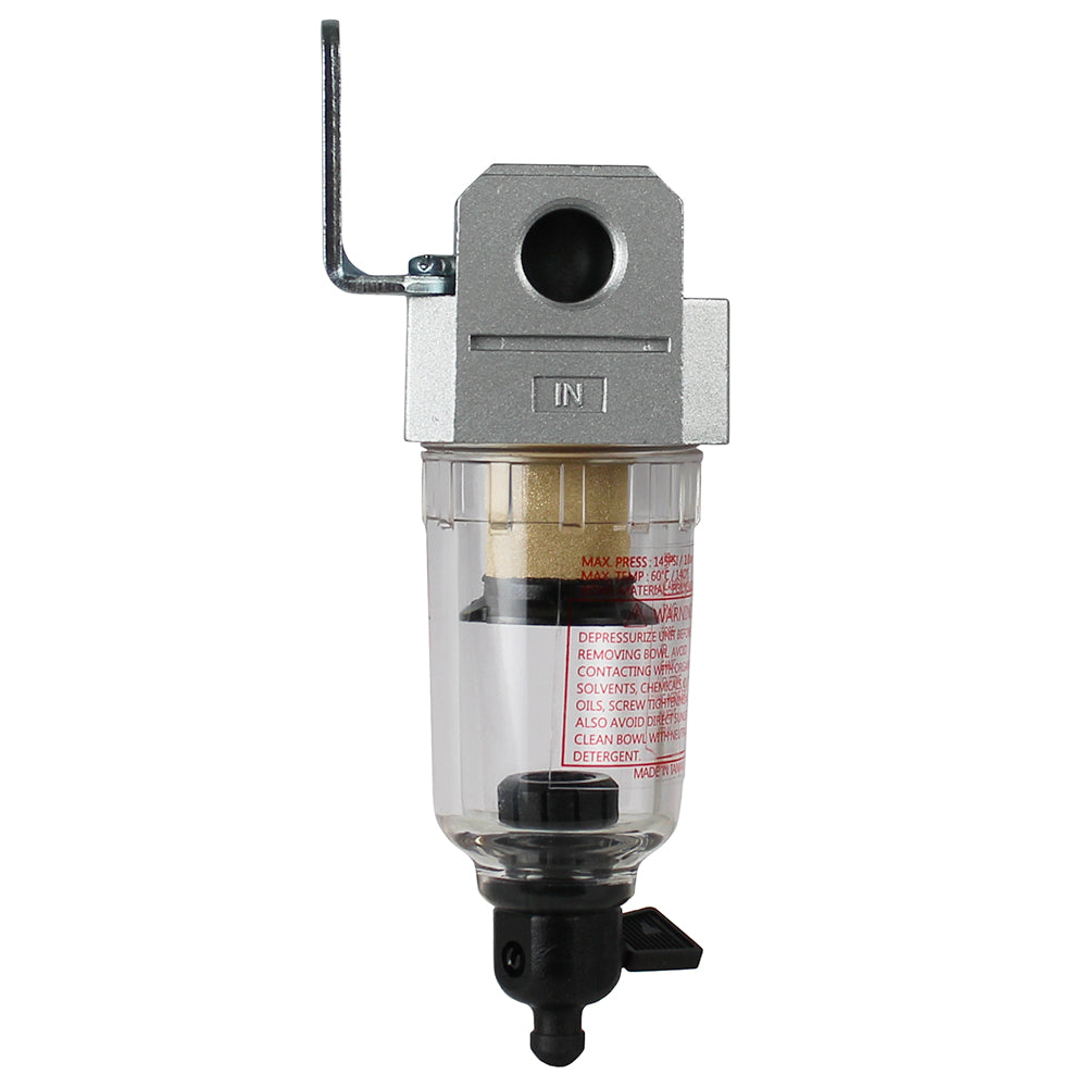  1/4" Compressed Air In Line Moisture Water Filter Trap F202N(1 4 Compressed Air In Line Moisture Water Filter Trap)