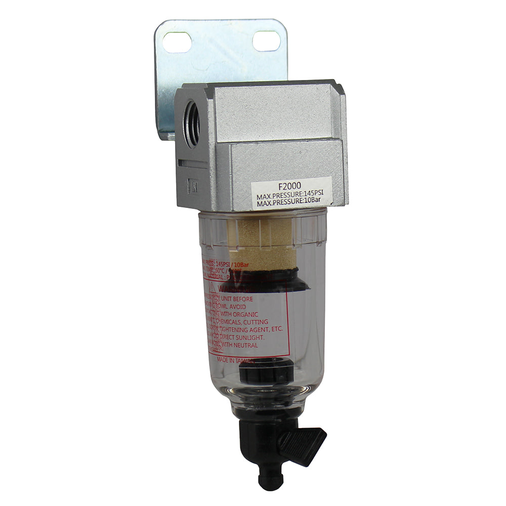  1/4" Compressed Air In Line Moisture Water Filter Trap F202N(1 4 Compressed Air In Line Moisture Water Filter Trap)