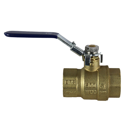  RapidAir FastPipe 1" Ball Valve Shut Off Kit Two 1" Threaded Adapters F2222(F2222 Pipe Fastpipe Composite 1 Diameter Valve Kit Lockable)