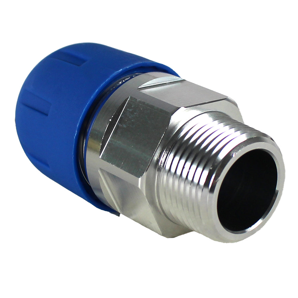  RapidAir FastPipe 1" Ball Valve Shut Off Kit Two 1" Threaded Adapters F2222(F2222 Pipe Fastpipe Composite 1 Diameter Valve Kit Lockable)