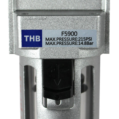  3/8" Compressed Air In Line Moisture / Water Filter Trap(3 8 Compressed Air In Line Moisture Water Filter Trap)