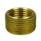  3/4" Male NPT Outer X 1/2" Female NPT Inner Solid Brass Socket Bushing FB110J(Brass 3 4 X 1 2 Bushing Fb110j)