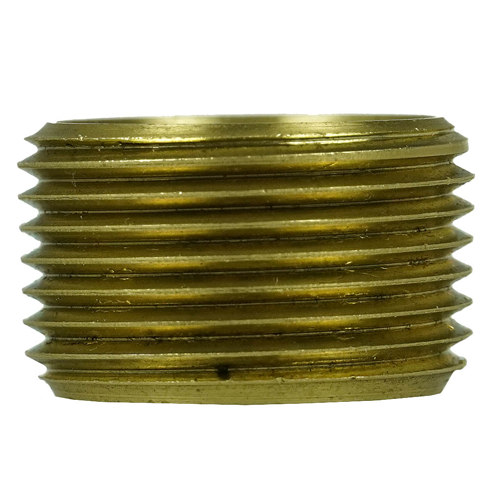  3/4" Male NPT Outer X 1/2" Female NPT Inner Solid Brass Socket Bushing FB110J(Brass 3 4 X 1 2 Bushing Fb110j)