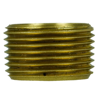  3/4" Male NPT Outer X 1/2" Female NPT Inner Solid Brass Socket Bushing FB110J(Brass 3 4 X 1 2 Bushing Fb110j)