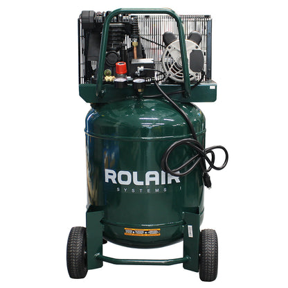  2 HP Single Stage Wheeled Electric Air Compressor 150 PSI Rolair FC229MK103(Rolair Fc229mk103 Wheeled Electric Air Compressor)