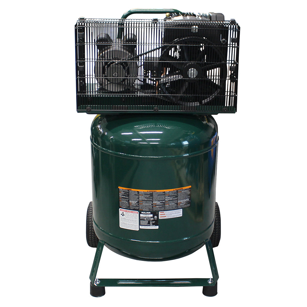 2 HP Single Stage Wheeled Electric Air Compressor 150 PSI Rolair FC229MK103(Rolair Fc229mk103 Wheeled Electric Air Compressor)