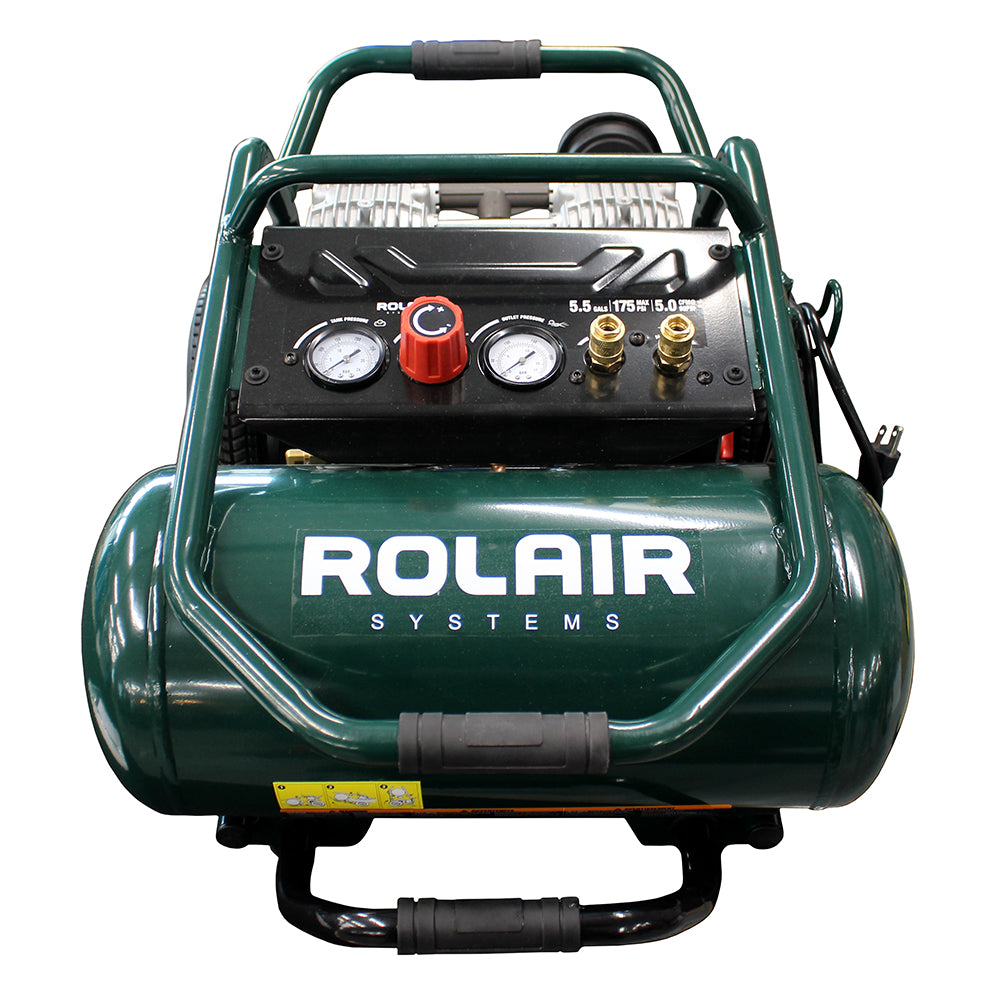  2 HP Two Stage Hand Carry Air Compressor 175 PSI Max Pressure Rolair FCOL22LS6(Rolair Fcol22ls6 Hand Carry Air Compressor)