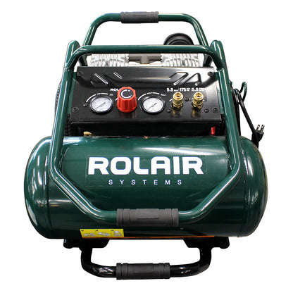  2 HP Two Stage Hand Carry Air Compressor 175 PSI Max Pressure Rolair FCOL22LS6(Rolair Fcol22ls6 Hand Carry Air Compressor)