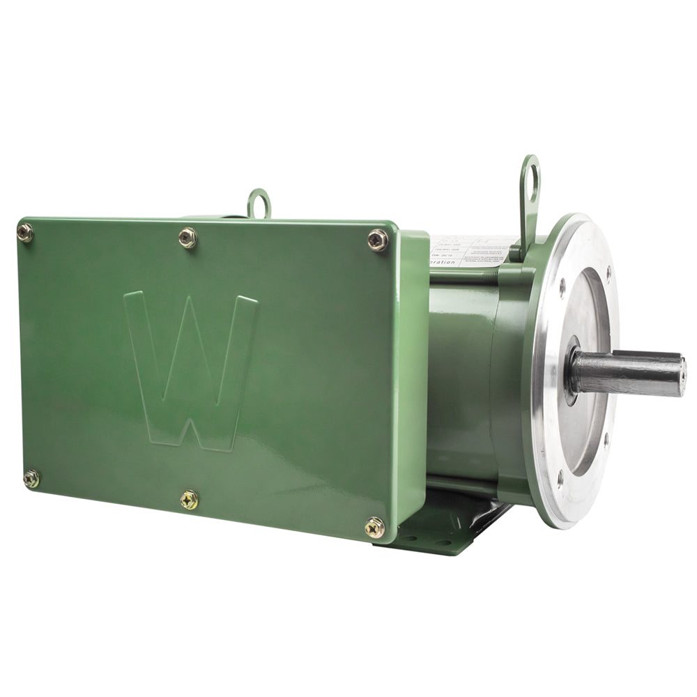  5 HP Single Phase Farm Duty Electric Motor 1769 RPM 184TC Frame 208-230V TEFC C-Face(5 Hp Farm Duty Single Phase Electric Motor C Face 1800 Rpm 184tc Tefc 208 230v)