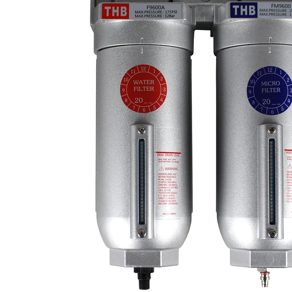  1" Inline Compressed Air Filter Desiccant Dryer Moisture Separator Trap Combo(1 Inline Compressed Air Filter Desiccant Dryer Moisture Separator Trap Combo)