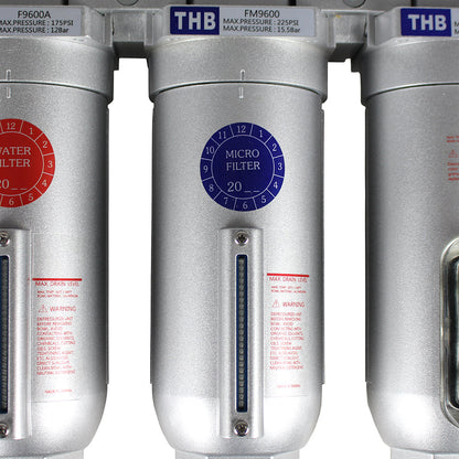  1" Inline Compressed Air Filter Desiccant Dryer Moisture Separator Trap Combo(1 Inline Compressed Air Filter Desiccant Dryer Moisture Separator Trap Combo)
