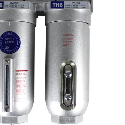  1" Inline Compressed Air Filter Desiccant Dryer Moisture Separator Trap Combo(1 Inline Compressed Air Filter Desiccant Dryer Moisture Separator Trap Combo)
